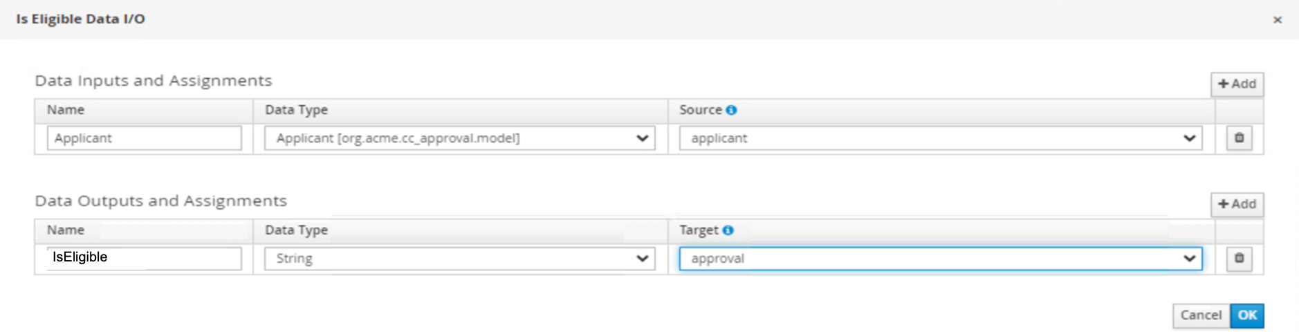 Data Inputs